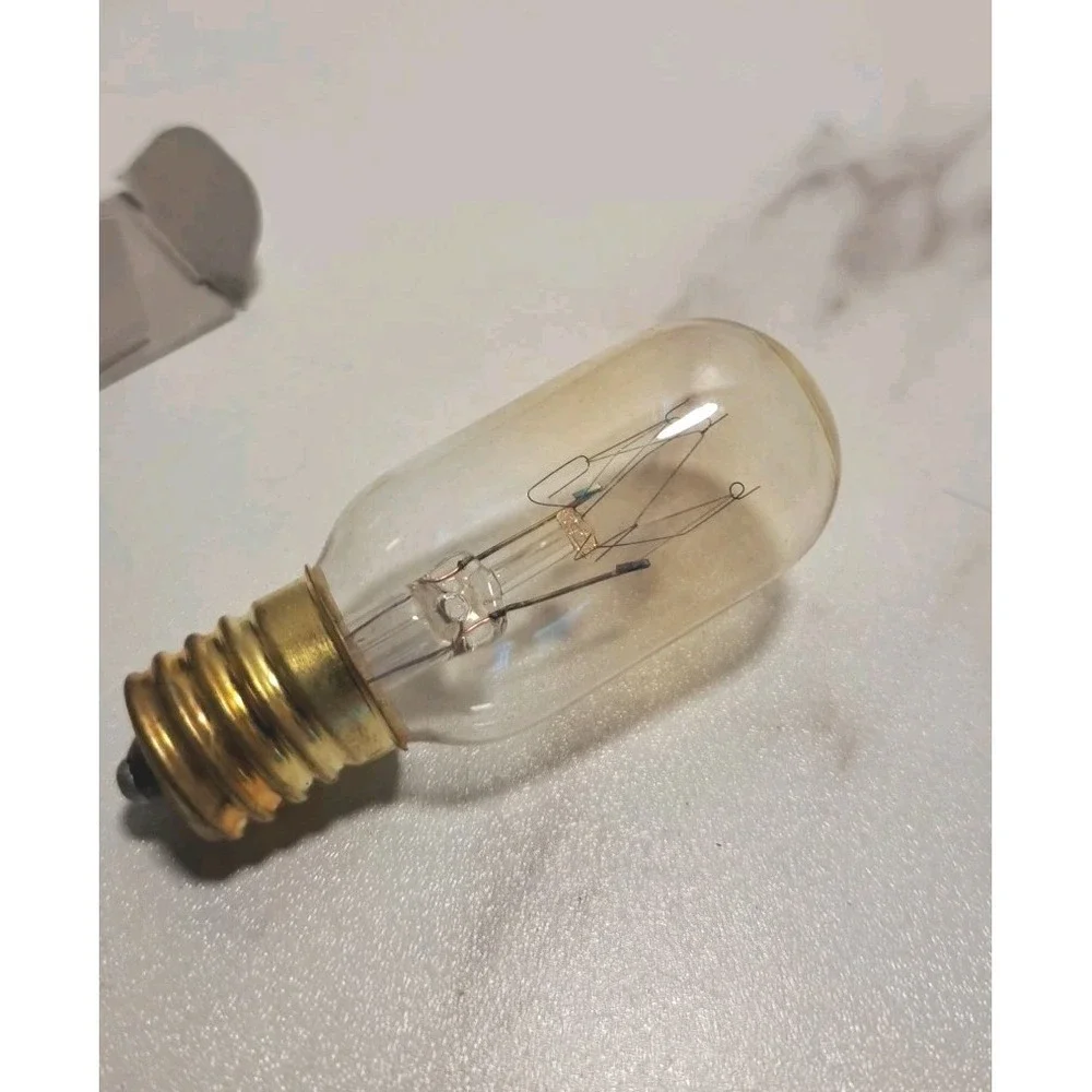TOPAZ CXL Incandescent Applicance Lamp Clear 15W 130V T8 Shape E17 Base Lot of 3